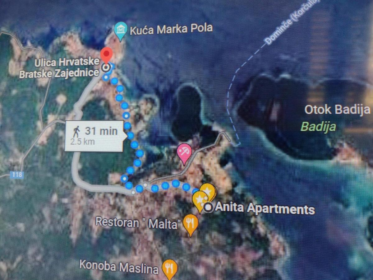 Apartmani Anita, Korcula Kültér fotó
